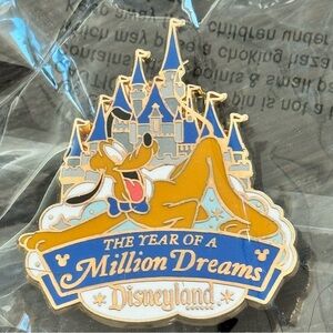 Costco Travel Disneyland ‘Year of a Million Dreams’ Pluto Disney Trading Pin